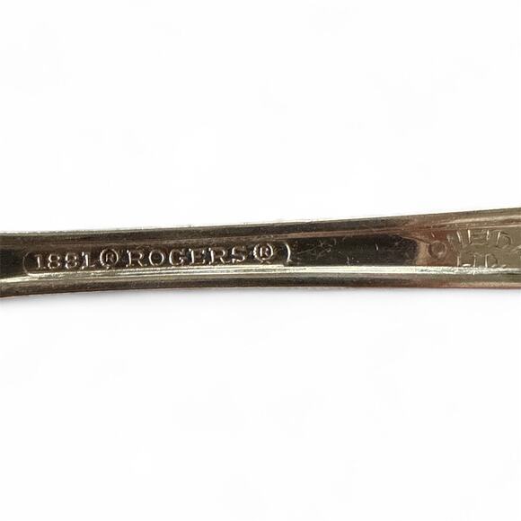 Set VTG 1881 Rogers Oneida Silver-Plated DEL MAR Flatware, Knives, Forks, Spoons - Picture 6 of 10